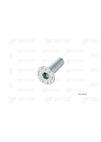 Болт крепления реек под шестиграник M8 x 25, оцинкованный. 502108025 502108025 фото